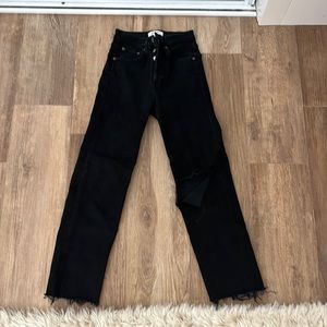 black RE/DONE jeans
